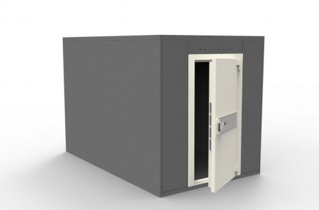 Chambre forte classe 3 porte ouvert